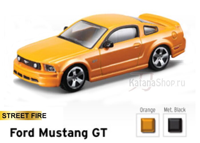 модель Ford Mustang GT (2006) (чёрный)